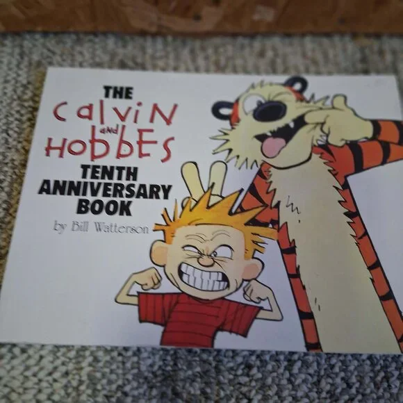 CALVIN & HOBBS 10TH ANNIVERSARY BOOK - Picture 1 of 3